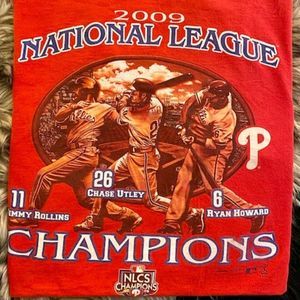 MLB Men’s Red 2009 National League Champions T-Shirt XL
